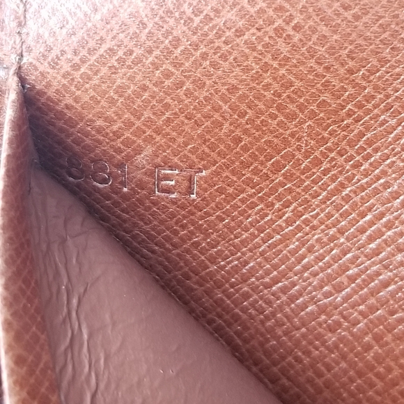 Authentic Rare Louis Vuitton 1988 Porte Chequier Double Bifold Wallet Monogram - Picture 11 of 14